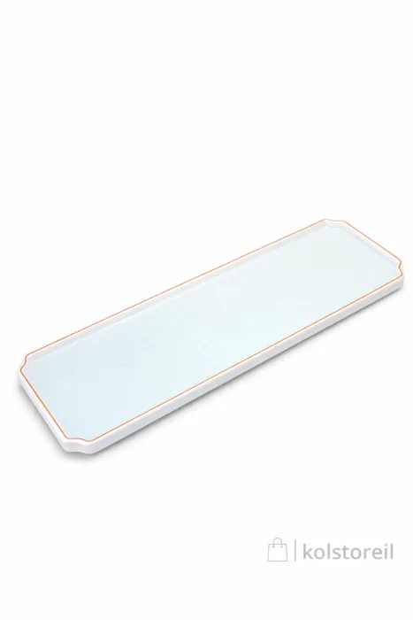 פלטת הגשה מלבניתM יציקת מלמין 35 ס"מ