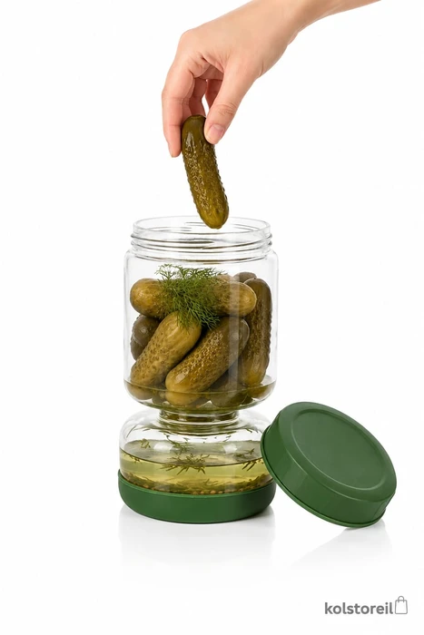 צנצנת חמוצים הייטק שומרת טריות