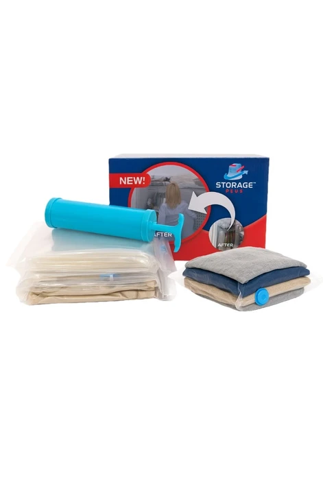 סט 8 שקיות וואקום כולל משאבה ומתנה