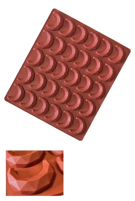 תבנית סיליקון סהרונים יהלום 30 שקעים