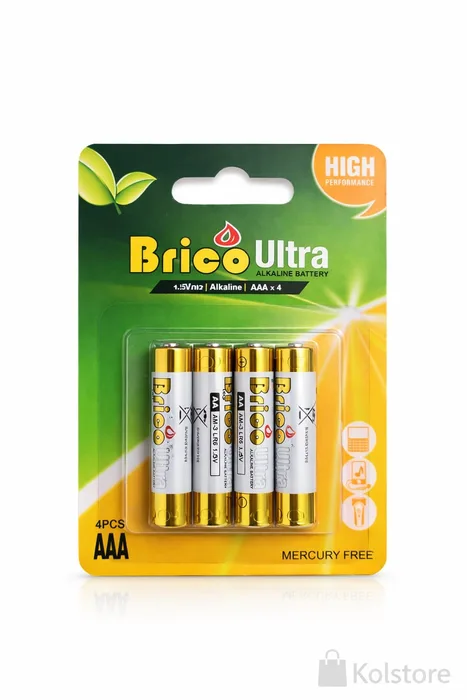 רביעיית סוללות לשלט AAA אלקליין