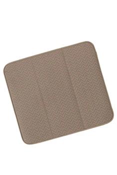 משטח מיקרופייבר גדול לייבוש כלים אפור B8F