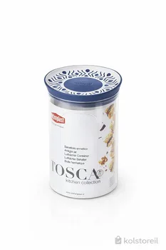 צנצנת אחסון עגולה Tosca בנפח 1.2 ליטר כחול