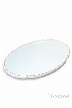 פלטת הגשה אובלית M יציקת מלמין 37 ס"מ