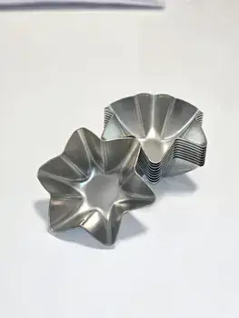 מספן נירוסטה 6.5 ס"מ כוכב 10 יחידות