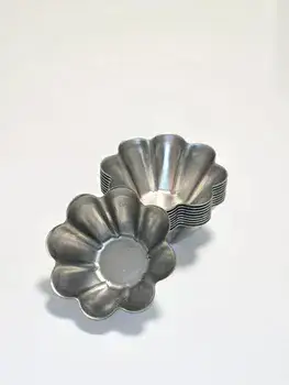 מספן נירוסטה 6 ס"מ פרח 10 יחידות