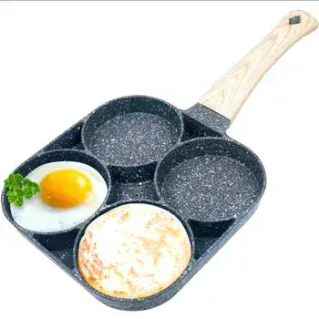 מחבת אינדוקציה 4 שקעים לפנקייק / ביצה