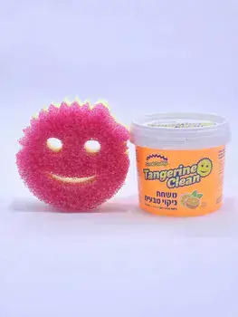 Tangerine משחת ניקו טבעית כולל ספוג הפלא