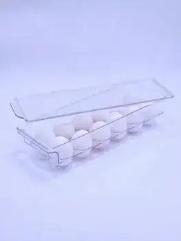 תבנית ביצים אקרילית 12 שקעים כולל מכסה