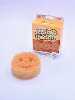 ספוג קרצוף כתום לכלים מבית Scrub Daddy
