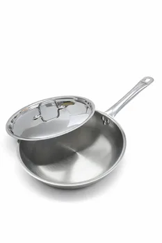 מחבת נירוסטה רב שכבתית מקצועית קוטר 20 ס"מ