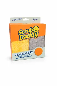 Scrub Daddy מטליות ניקוי מיקרופייבר סט 2 יחידות